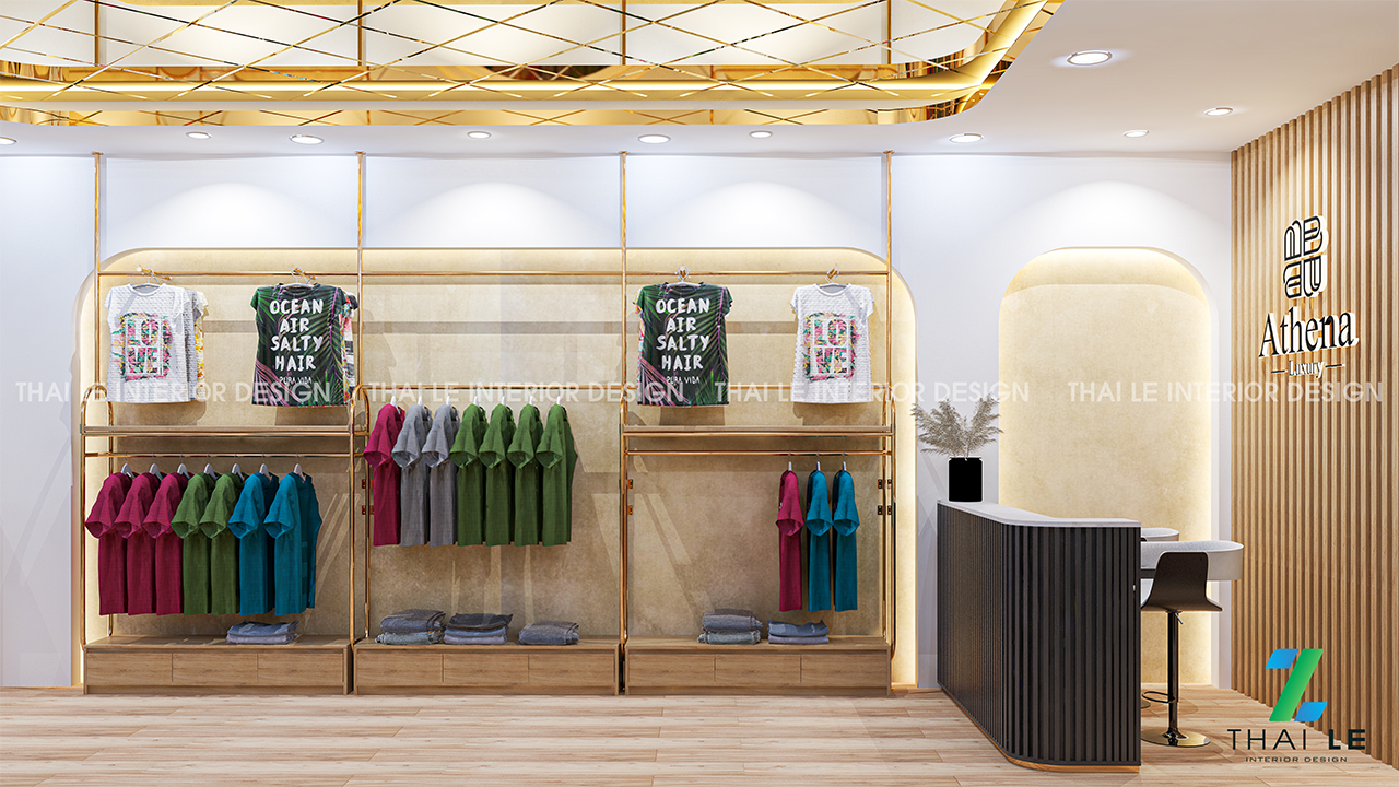 Thiết kế nội thất showroom Athena Tân Bình - 140m2